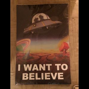 I want to believe poster